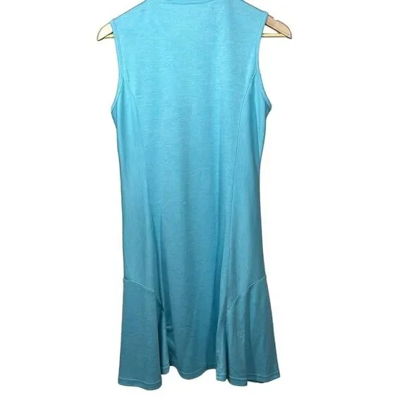 MOFIZ Women’s UPF 50+ Sleeveless Tennis/Athletic Dress Blue Size Medium - Picture 7 of 8